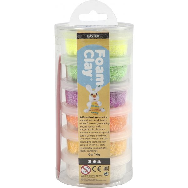 Foam Clay - Frhlingsfarben 6 x 14 g