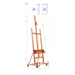 Staffelei - Studio H-Frame Nr. 35 - Mailand - KIT Staffelei - Studio H-Frame Nr. 35 - Mailand - KIT