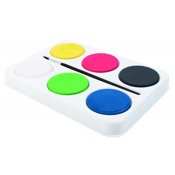 Palette mit Farbpucks