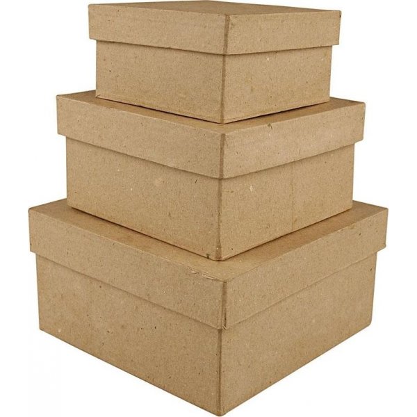 Quadratisches Papaskar - 3 Stk