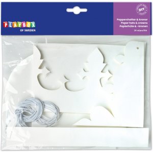 Papierhüte und Kronen - 16 Stück Papierhüte und Kronen - 16 Stück