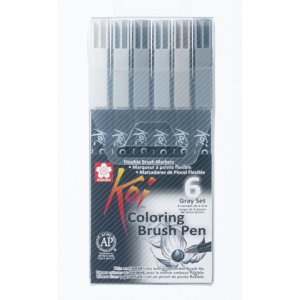 Koi Color Pinselstift - 6 Stifte Koi Color Pinselstift - 6 Stifte
