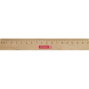 Holzlineal 17 cm Holzlineal 17 cm