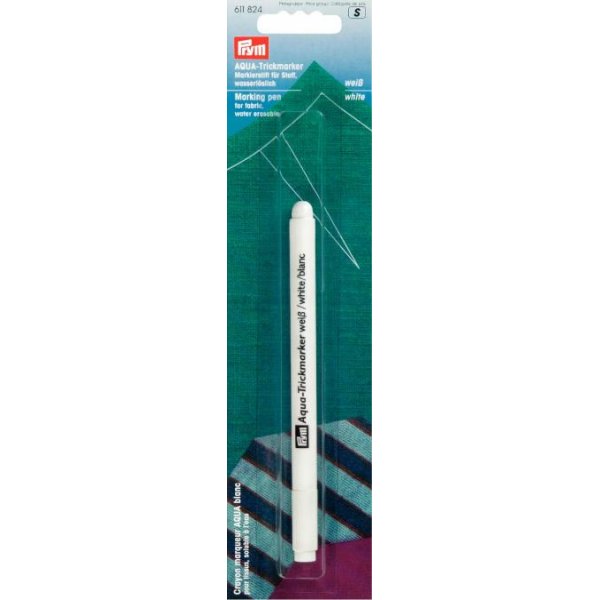 Markierstift ist mit Wasser auswaschbar