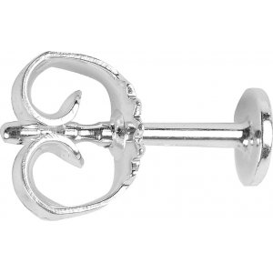 Ohrstecker mit Plättchen - Sterlingsilber - 10 Stück Ohrstecker mit Plättchen - Sterlingsilber - 10 Stück