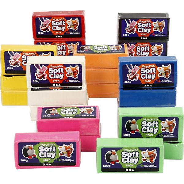 Modell - gemischte Farben - 24 x 500 g