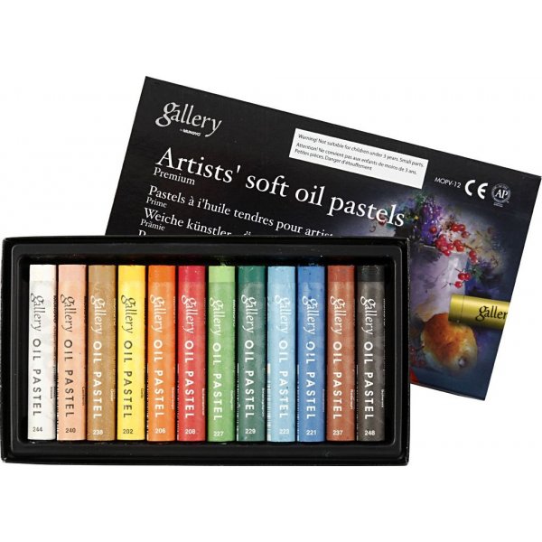 Gallery lpastellstifte Premium - gemischte Farben - 12 Stk