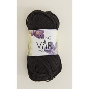 Wikingergarn Frühling 50g - Schwarz (403) Wikingergarn Frühling 50g - Schwarz (403)