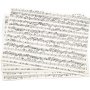 Karte mit Aufdruck - Notenbltter - A4 - 10 Blatt