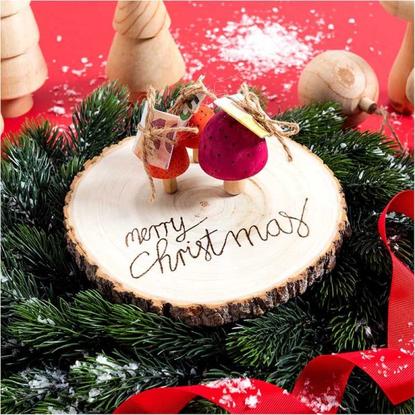 Holzuntersetzer RICO Design WOODEN DISC BIG