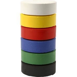 Aquarell - Ø57 cm - Primärfarben - 6 Stk Aquarell - Ø57 cm - Primärfarben - 6 Stk