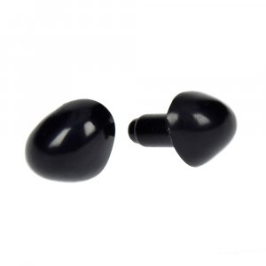 Sicherheitsnasen aus schwarzem Kunststoff im 2er-Pack - 18 mm Sicherheitsnasen aus schwarzem Kunststoff im 2er-Pack - 18 mm