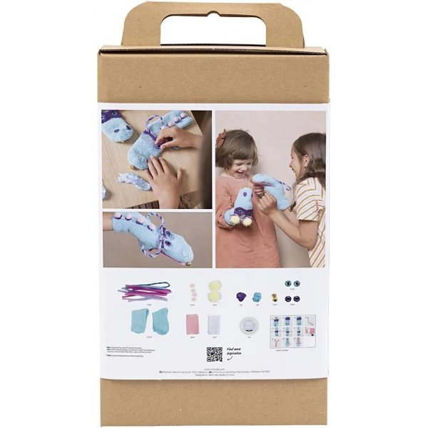 DIY Kit Dekoration, gemischte Farben, Sockenmonster