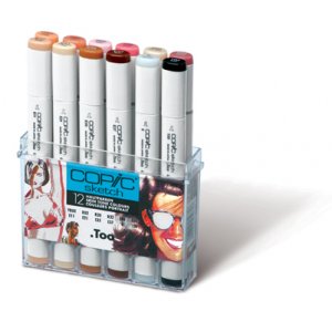 Copic Sketch-Set - 12 Stifte - Hautfarben Copic Sketch-Set - 12 Stifte - Hautfarben