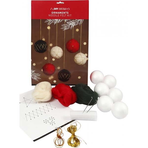 Bastelset - Weihnachtskugeln - 6-tlg