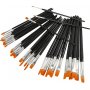 YellowLine Pinselset - Nr. 0+2+4+8+12+16 - 36 Stk