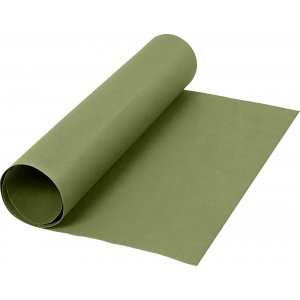Lederpapier - grün - einfarbig - 1 m Lederpapier - grün - einfarbig - 1 m