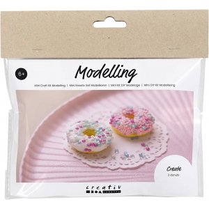 Mini-DIY-Bausatz Modellierung, Donuts Mini-DIY-Bausatz Modellierung, Donuts