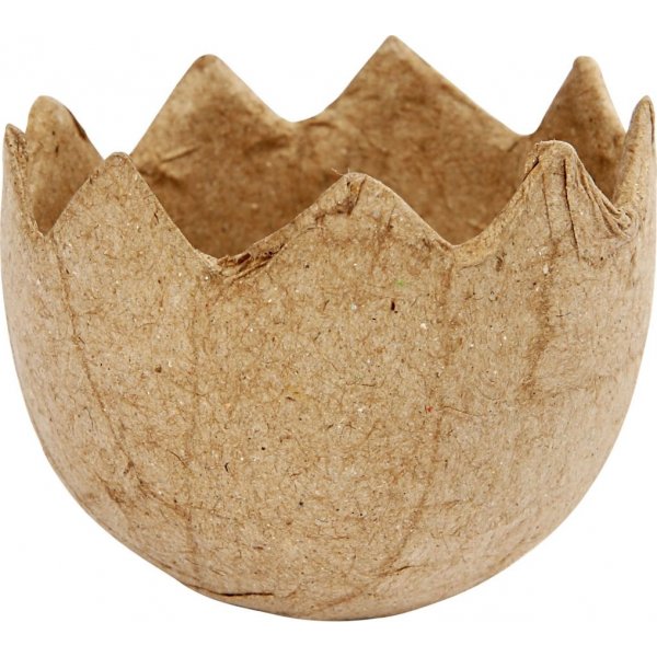 Eierschale aus Pappmach