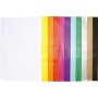 Glanzpapier - gemischte Farben - 11 x 25 Blatt