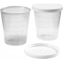 Becher mit Deckel - 30 ml - 75 Stk