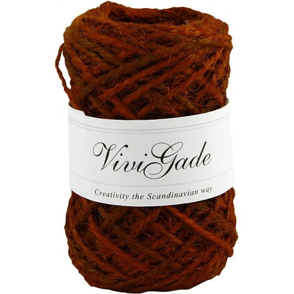 Naturhanf - rot - 30 m