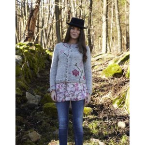 Strickanleitung - Strickjacke (Blumen) Strickanleitung - Strickjacke (Blumen)