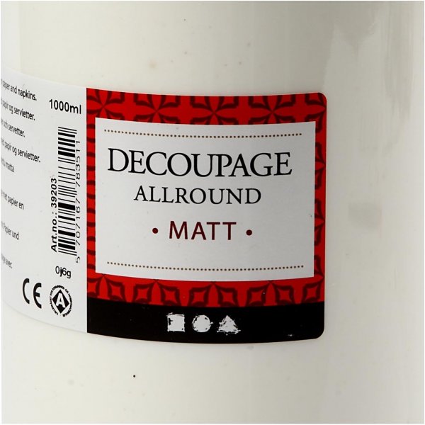 Decoupage-Lack - Allround - Matt - 1000 ml