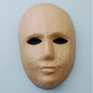 Maske 21,5 x 13,5 cm - Gesicht Maske 21,5 x 13,5 cm - Gesicht