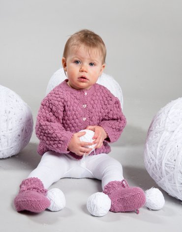 Strickmuster - Strickjacke, Mtze und Socken