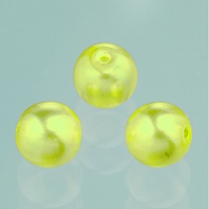 Glasperlen Wachs Glanz 6 mm - Gelb 40 Stk. Glasperlen Wachs Glanz 6 mm - Gelb 40 Stk.