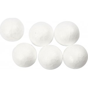 Styroporkugeln - weiß - Ø1,5 cm - 200 Stk Styroporkugeln - weiß - Ø1,5 cm - 200 Stk