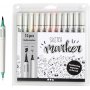 Skizzenmarker - Standardfarben - 12 Stk