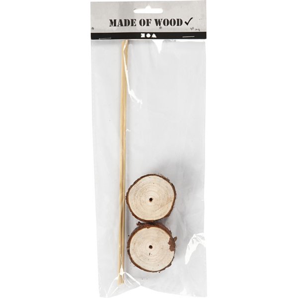 Holzfe mit dazugehrigem Stock