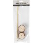 Holzfe mit dazugehrigem Stock