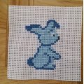 Kundenbild Stickset Kinderstickerei - Hase