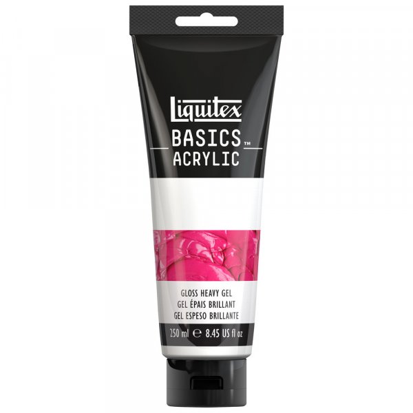 Acrylmedium - Liquitex Basics Additives - 250 ml - Tub Gloss Heavy Gel