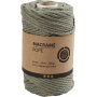 Makrameegarn - moosgrn - 4 mm - 55 m