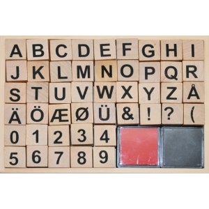 Buchstabenstempel / Zahlenstempel - 20x20 mm Buchstabenstempel / Zahlenstempel - 20x20 mm