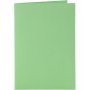 Karten und Umschlge - grn 10,5 x 15 cm - 6 Sets