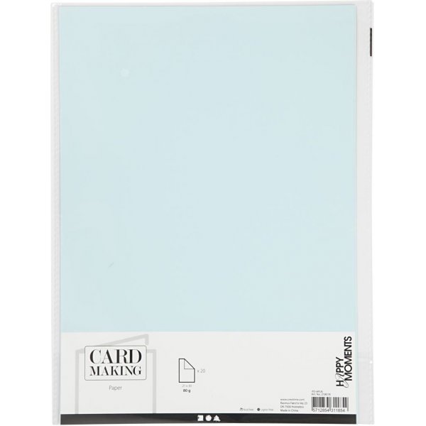 Papier - Hellblau - A4 - 20 Stk