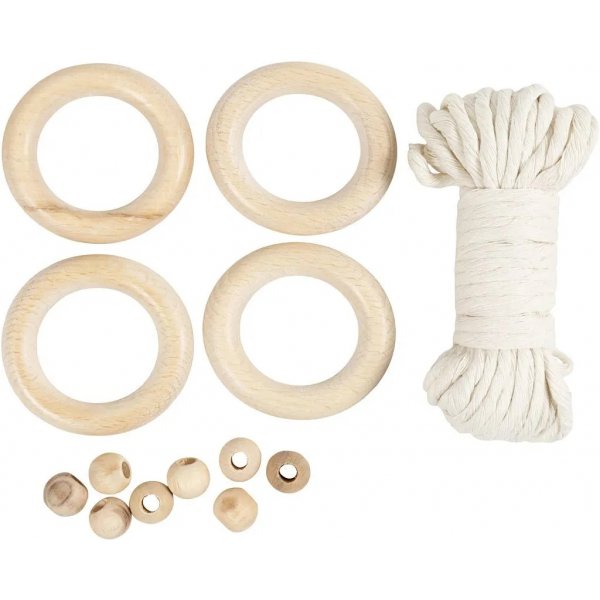 Mini DIY Kit Makramee, Serviettenring