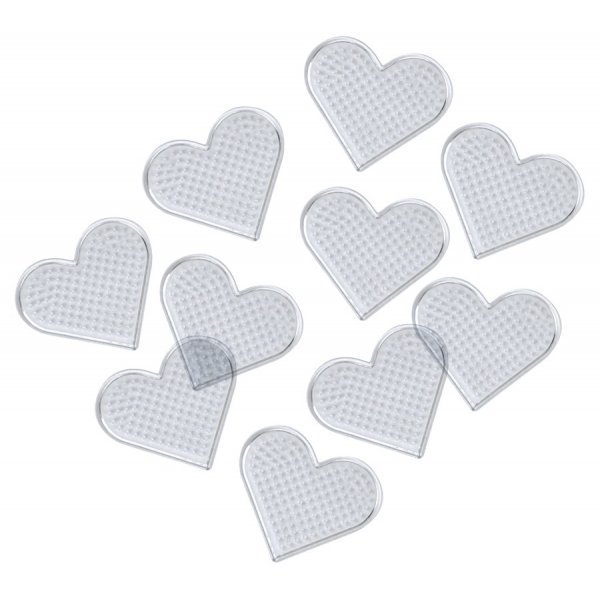 Teller 10er-Pack kleine Herzen