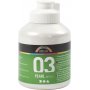 Schulfarbe Acryl - Metallic - Wei - 500 ml
