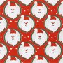 Geschenkpapier - rot - Weihnachtsmann - 100 m