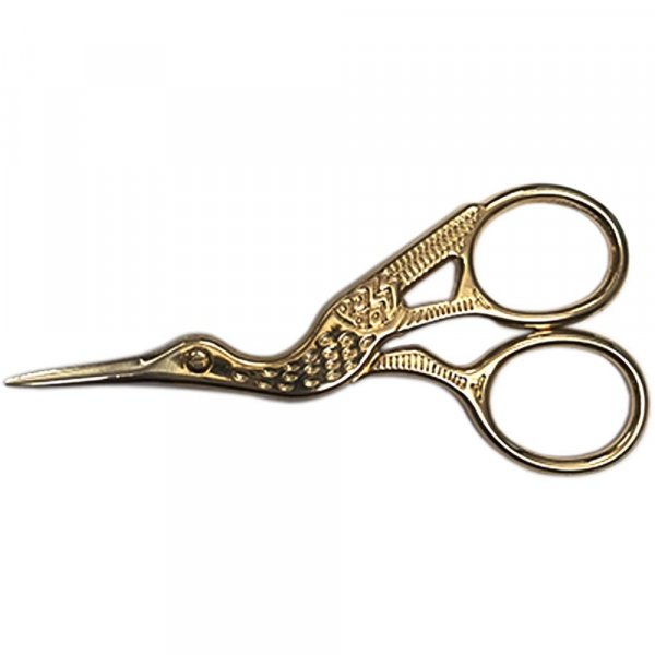 Stickschere Vogel - Gold