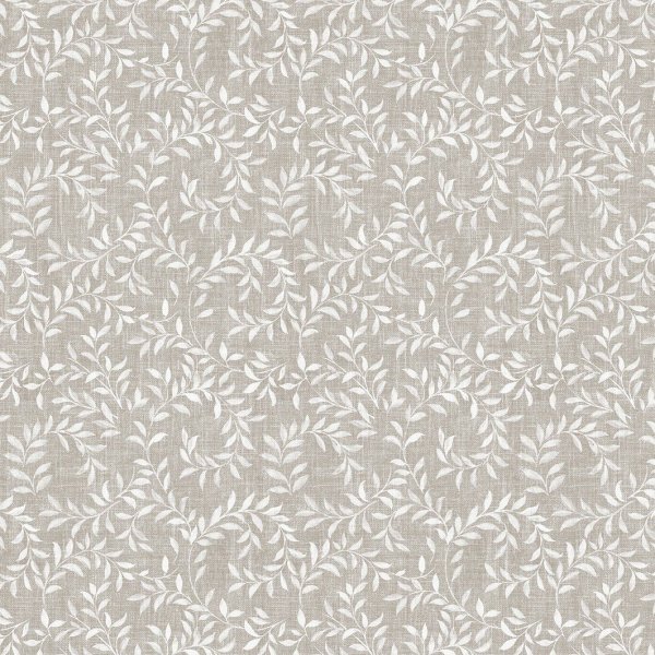 Wachstuch PVC Kleines Blatt - Leinen