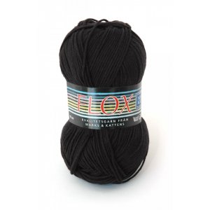 Flox-Garn - 50 g - Schwarz (1755) Flox-Garn - 50 g - Schwarz (1755)