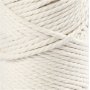 Makramee-Garn - gebrochenes Wei - 4 mm - 55 m
