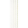 Strasssteine - wei - 2-8 mm - 140 Stk